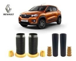 4 Kit Batente Coifa Amortecedor Dianteiro Traseiro Kwid 2017 2018 2019