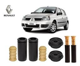 4 Kit Batente Coxim Amortecedor Dianteiro Traseiro Clio 2008 2009 2010