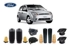 4 Kit Batente Coxim Coifa Do Amortecedor Dianteiro Traseiro Ford Fiesta Supercharger 1.0 1.6 2002 2003 2004 Pronta Entre