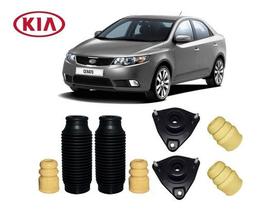 4 Kit Batente Coxim Dianteiro Traseiro Kia Cerato 2009 2010 2011