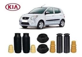 4 Kit Batente Coxim Dianteiro Traseiro Kia Picanto 2010 2011 2012 2013