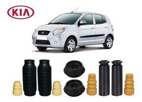 4 Kit Batente Coxim Dianteiro Traseiro Kia Picanto 2010 2011 2012