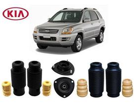 4 Kit Batente Coxim Dianteiro Traseiro Kia Sportage 2005 2006 2007