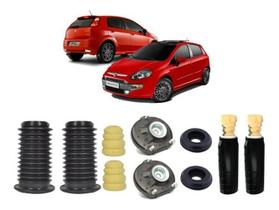 4 Kit Batente Coxim Dianteiro Traseiro Punto 2011 2012 2013