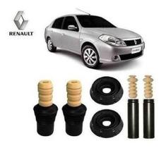 4 Kit Batente Coxim Dianteiro Traseiro Renault Symbol 2009 2010 2011 2012