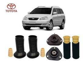 4 Kit Batente Coxim Dianteiro Traseiro Toyota Fielder 2003 2004 2005