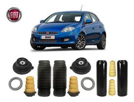 4 Kit Batente Coxim Rolamento Amortecedor Dianteiro Traseiro Fiat Bravo 2011/2017