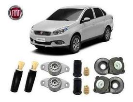 4 Kit Batente Dianteiro Traseiro Grand Siena 2013 2014 2015 2016 2017 2018 - Auto Flex