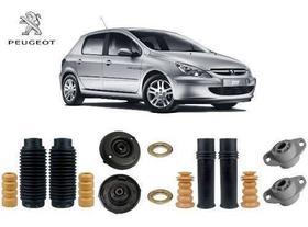 4 Kit Batente Rolamento Dianteiro Traseiro Peugeot 307 2010 2011 2012