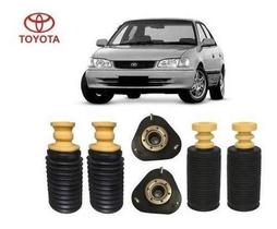 4 Kit Coxim Amortecedor Dianteiro Traseiro Corolla 1998 1999 2000 2001 2002