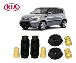 4 Kit Coxim Amortecedor Dianteiro Traseiro Kia Soul 2012 2013 2014