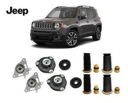 4 Kit Coxim Batente Dianteiro Traseiro Jeep Renegade 2015 2016 2017