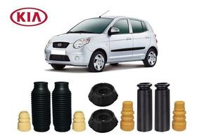 4 Kit Coxim Batente Dianteiro Traseiro Kia Picanto 2010 2011 2012