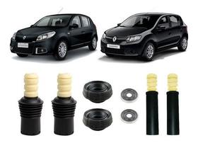 4 Kit Coxim Batente Dianteiro Traseiro Sandero 2007 A 2020