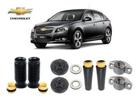 4 Kit Coxim Batente Rolamento Coifa Do Amortecedor Dianteiro Traseiro Gm Chevrolet Cruze 2012 2013 2014 2015 2016/...