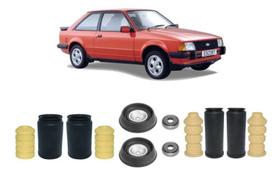 4 Kit Coxim Dianteiro + Batente Traseiro Escort 1983 1984 85