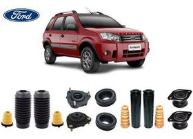 4 Kit Coxim Rolamento Batente Coifa Do Amortecedor Dianteiro Traseiro Ford Ecosport 2003 2004 2005 2006