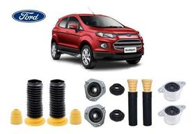 4 Kit Coxim Rolamento Batente Coifa Do Amortecedor Dianteiro Traseiro Ford Ecosport Freestyle 2013 / 2019