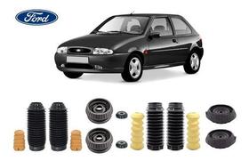 4 Kit Coxim Rolamento Batente Coifa Do Amortecedor Dianteiro Traseiro Ford Fiesta 2000 2001 2002