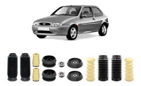 4 Kit Dianteiro Traseiro Fiesta 1996 A 2001 Coxim Rolamento