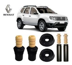 4 Kit Do Amortecedor Dianteiro Traseiro Coxim Batente Renault Duster 4x2 2012 13 14 15 16 17/...