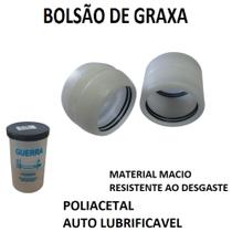 4 Kit eixo s guerra carreta 2 eixo em poliacetal+poliacetal com 4 cj G-2D-4