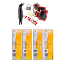 4 Kit Reparo Camara Bicicleta - Remendo Pneu Bicicleta
