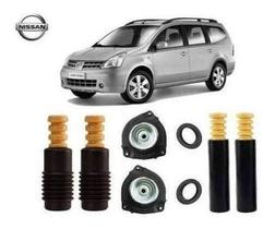 4 Kit + Rolamento Dianteiro Traseiro Nissan Grand Livina 2009 2010 2011 2012