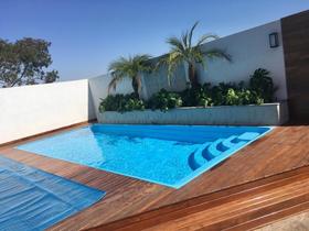 4 Kit Tinta Para Piscina Azul Renner 4,5lts Impermeável