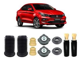 4 Kits Coxim Batente Dianteiro Traseiro Cronos 2018 A 2020