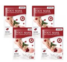 4 Kits Meia Esfoliante Removedor Pele Morta Pés Peeling 4 Kits Meia Esfoliante Removedor Pele Morta Pés Peeling