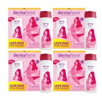 4 Kits Sabonetes Intimo Dermafeme Floral Cimed 4 Kits Sabonetes Intimo Dermafeme Floral Cimed