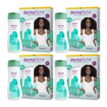 4 Kits Sabonetes Intimo Dermafeme Fresh Cimed