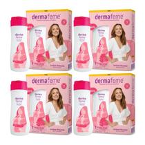 4 Kits Sabonetes Intimo Dermafeme Tutti-Frutti Cimed
