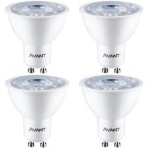 4 Lâmpada Dicróica Led GU10 Branco Quente 2700K 4W Bivolt 4 Lâmpada Dicróica Led GU10 Branco Quente 2700K 4W Bivolt