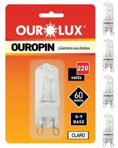 4 Lâmpada Halógena Ouropin 2800K 60w 220v Ourolux