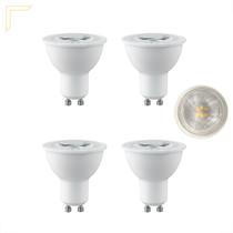 4 Lampada Led Dicroica 6W Neutro Mr16 GU10 4000k Lup10