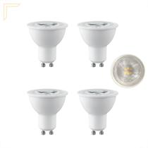 4 Lampada Led Dicroica 6W Neutro Mr16 Gu10 4000K Lup10