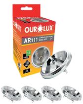 4 Lâmpada Ourolux Ar111 12v 50w 24º G53 Branco-quente