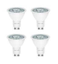 4 Lampadas Dicroica Led Gu10 7w 3000k 4000k 6500k Mr16