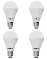 4 Lâmpadas Inteligente Controled 3 Tons de Luz E27 9w Branco Frio Ourolux