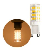 4 Lâmpadas Led G9 Halopim 5w Bivolt Branco Quente