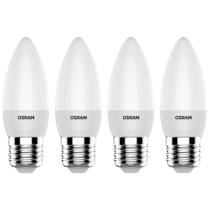 4 Lâmpadas Led Vela Fosca 2700k 260lm E27 Ledvance 7019477 4 Lâmpadas Led Vela Fosca 2700k 260lm E27 Ledvance 7019477