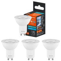 4 Lâmpadas Par16 Ledvance 4w6500k Luz Fria Biv 370lm Gu10
