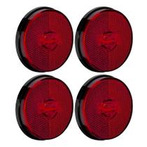 4 Lanterna Carreta Tipo Randon Led Bivolt 85mm S/ Suporte - Vm