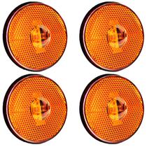 4 Lanterna Lateral Caminhão Carreta Baú Randon LED BIVOLT AM