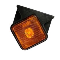 4 Lanterna Lateral Carreta Guerra Led Braslux Com Suporte