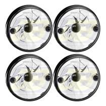 4 Lanterna Lateral Implemento Acrilica Cristal Sinal Sul