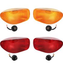 4 Lanterna Traseira Ônibus Comil Bello Campione Pia + Soquete 4 Lanterna Traseira Ônibus Comil Bello Campione Pia + Soquete