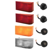 4 Lanterna Traseira para Ônibus Busscar + Soquetes 4 Lanterna Traseira para Ônibus Busscar + Soquetes
